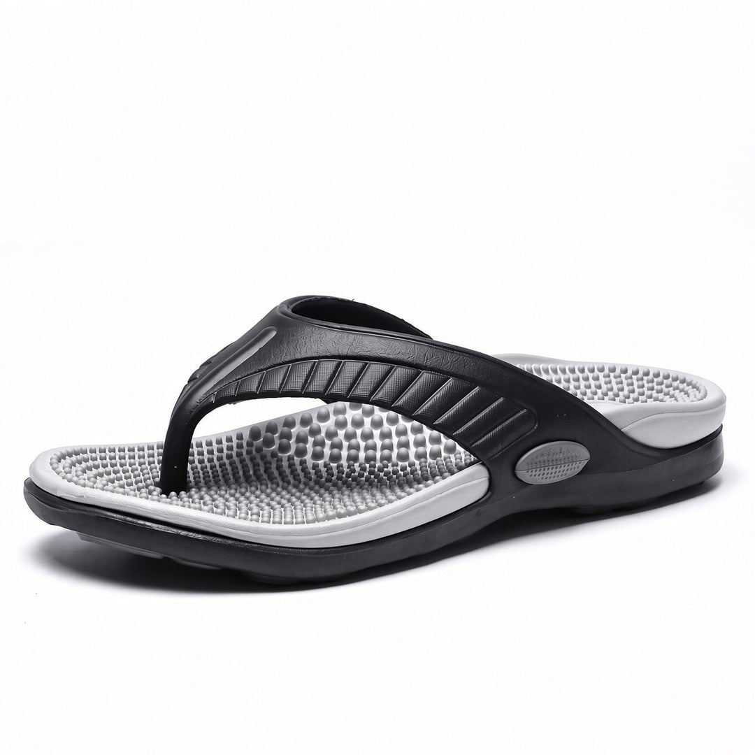 SUNKISSEDSTEP Men’s Massage EVA Sport Flip Flop Sandals