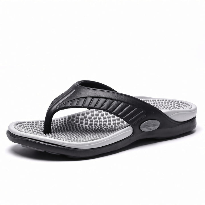 SUNKISSEDSTEP Men’s Massage EVA Sport Flip Flop Sandals