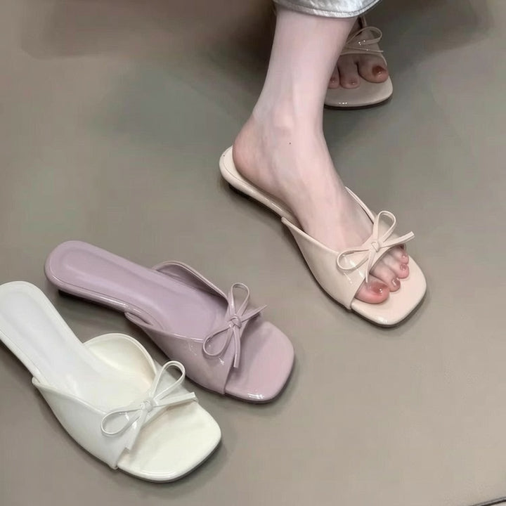 Bow Slide Sandals
