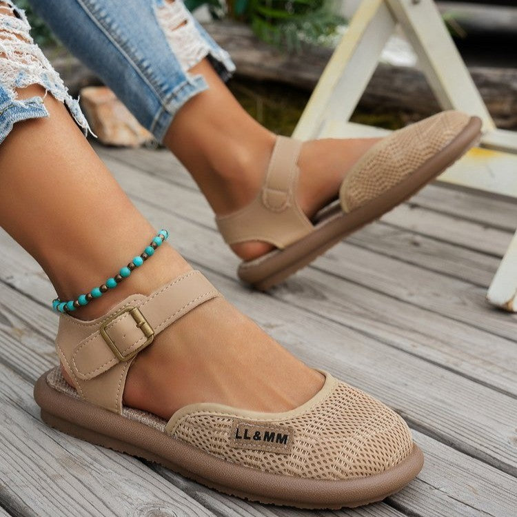 SUNKISSEDSTEP Women’s ComfortFit Closed-Toe Walking Sandals (US 5.5–9)