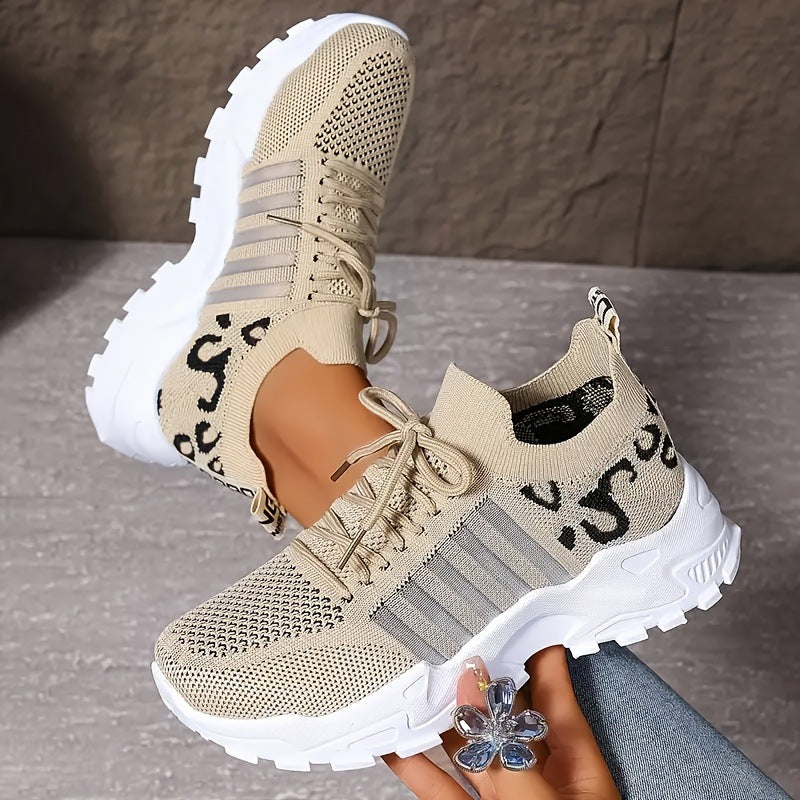 SUNKISSEDSTEP Women’s AirFlex Chunky Knit Sneakers