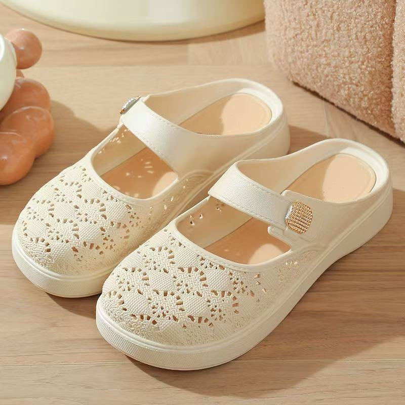 SUNKISSEDSTEP Women’s SoftStep Toe-Loop Slide Sandals