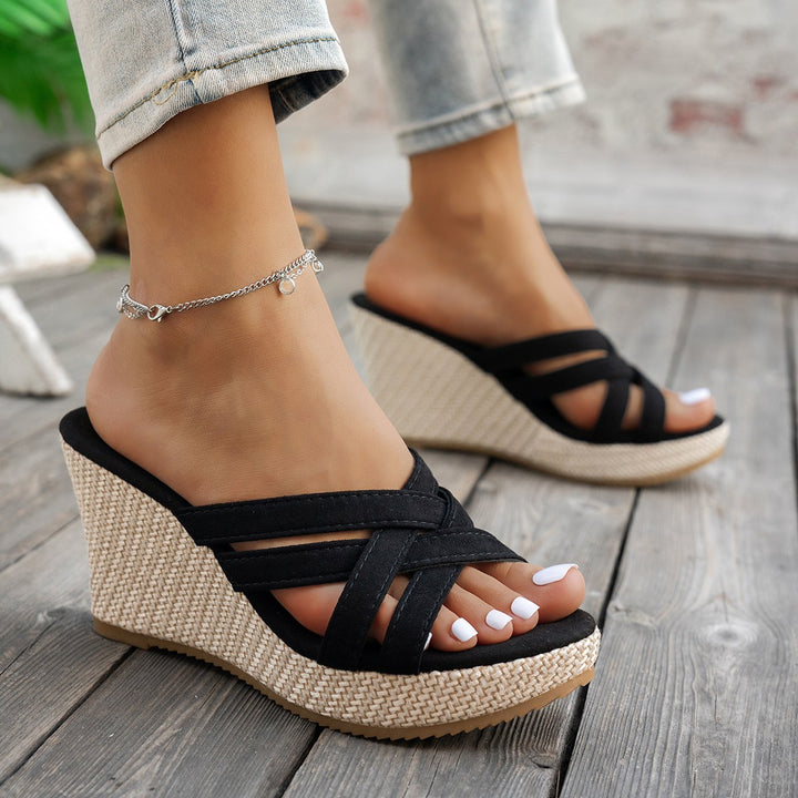 Wedge Platform Roman Sandals