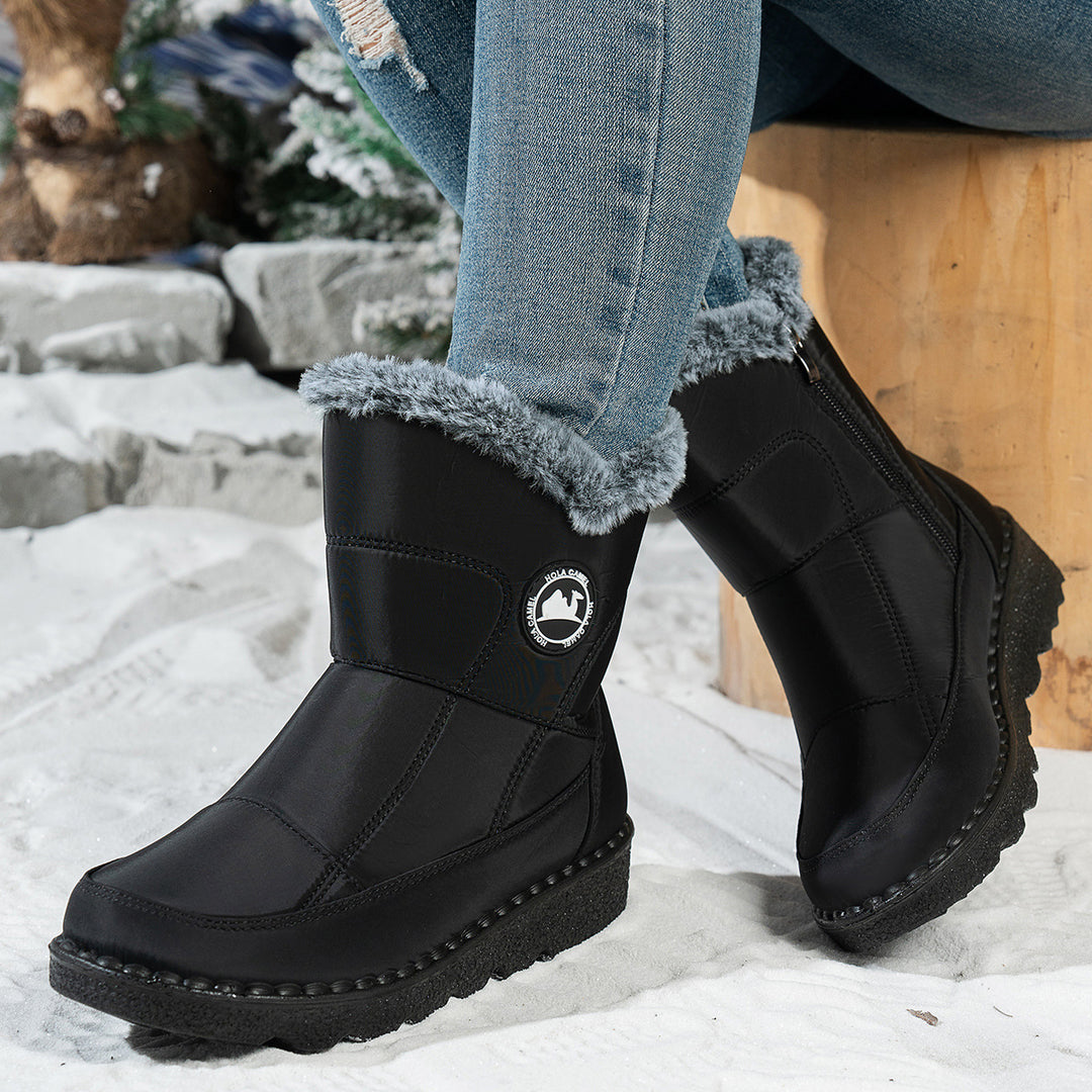 SUNKISSEDSTEP Women’s Waterproof Plush-Lined Winter Snow Boots