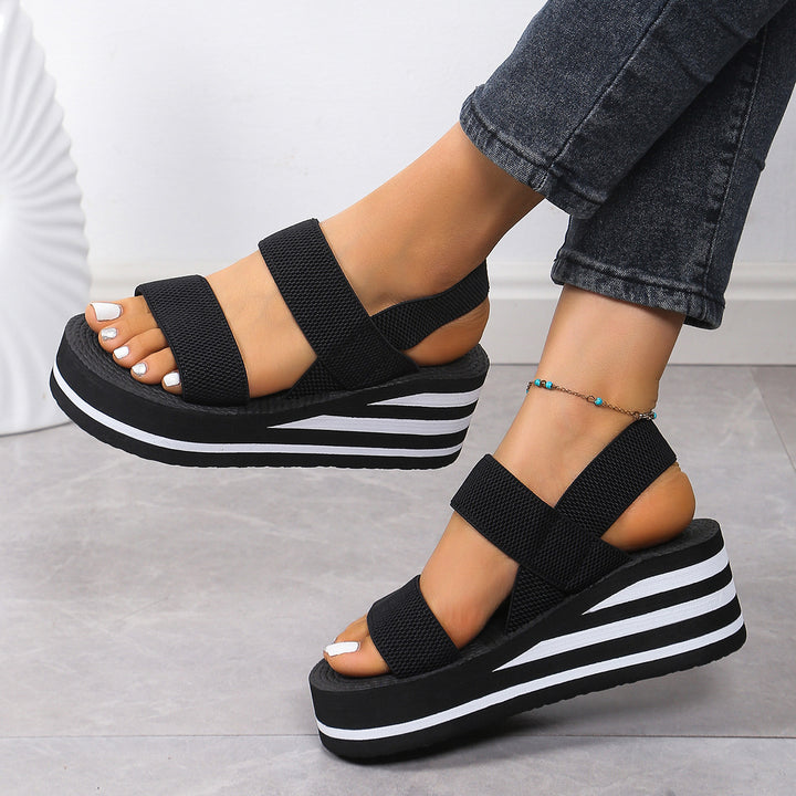 SUNKISSEDSTEP Women’s Everyday Platform Comfort Slides (US 6–10)