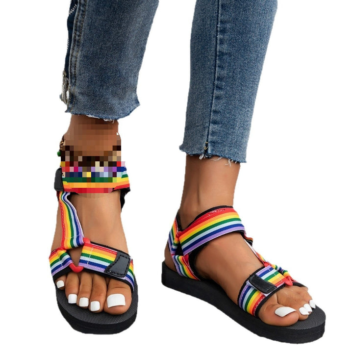 SUNKISSEDSTEP Women’s Printed Comfort Walking Sandals (US 6–9.5)
