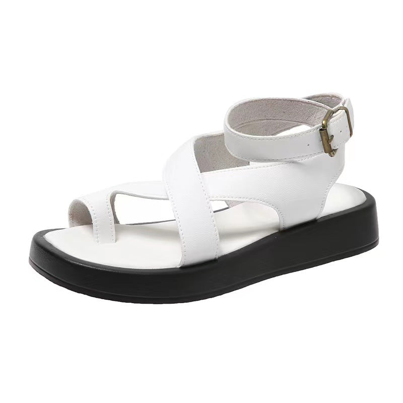 SUNKISSEDSTEP Women’s Toe-Loop Roman Platform Sandals (US 5.5–9.5)