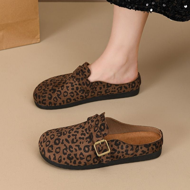 SUNKISSEDSTEP Women’s Leopard Heritage Clog Slides (US 5.5–10.5)