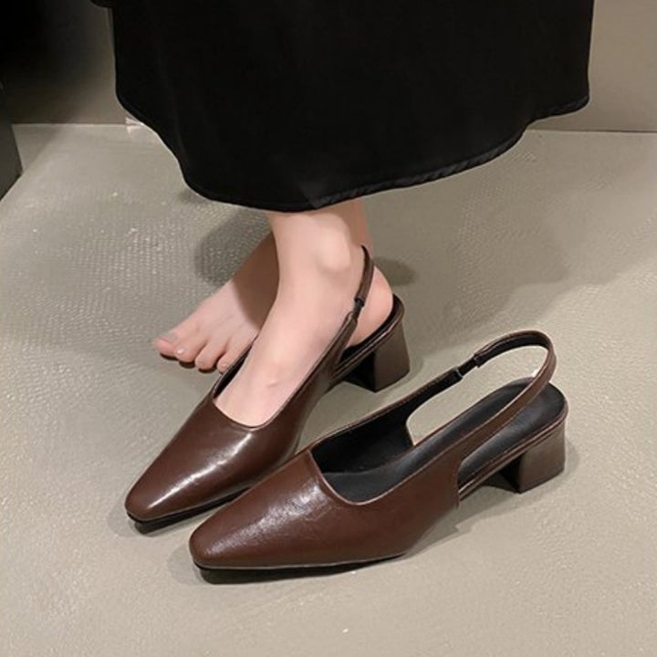 Pointed Toe Slingback Sandals