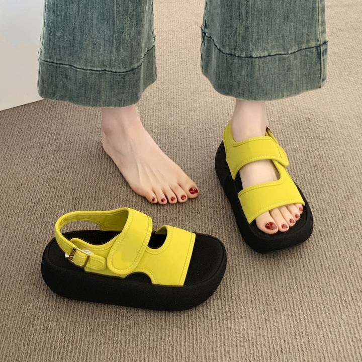 SUNKISSEDSTEP Women’s Adjustable EVA Platform Sport Sandals