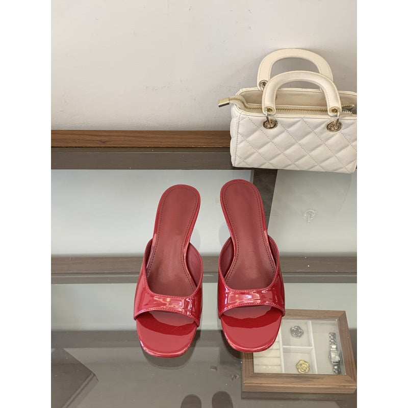 SUNKISSEDSTEP Women’s Minimalist Kitten Heel Slides (US 5.5–8)