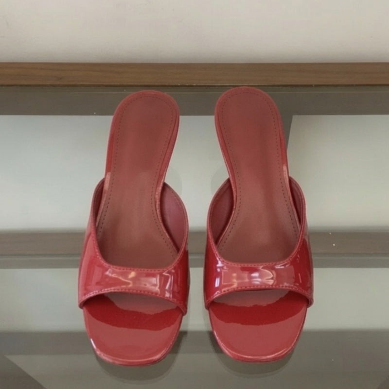 SUNKISSEDSTEP Women’s Minimalist Kitten Heel Slides (US 5.5–8)