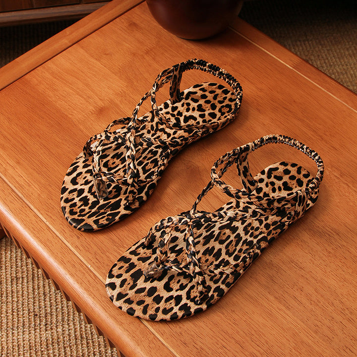 SUNKISSEDSTEP Women’s Savannah Leopard Comfort Flats (US 5.5–9.5)
