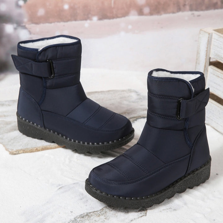SUNKISSEDSTEP Women’s Waterproof Plush-Lined Mid-Calf Snow Boots