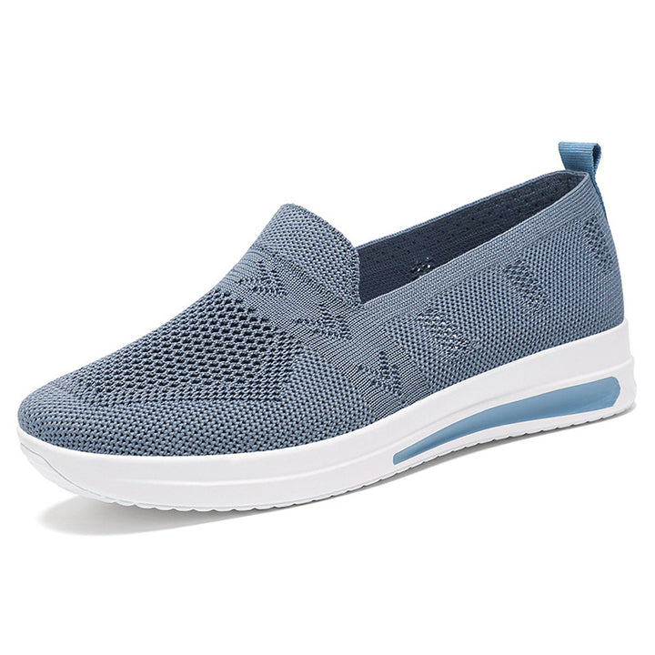 Breathable Knit Slip-On Sneakers
