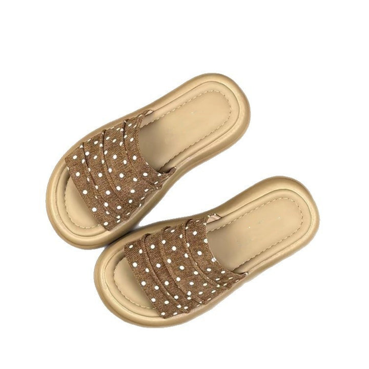 Platform Comfort Slide Sandals
