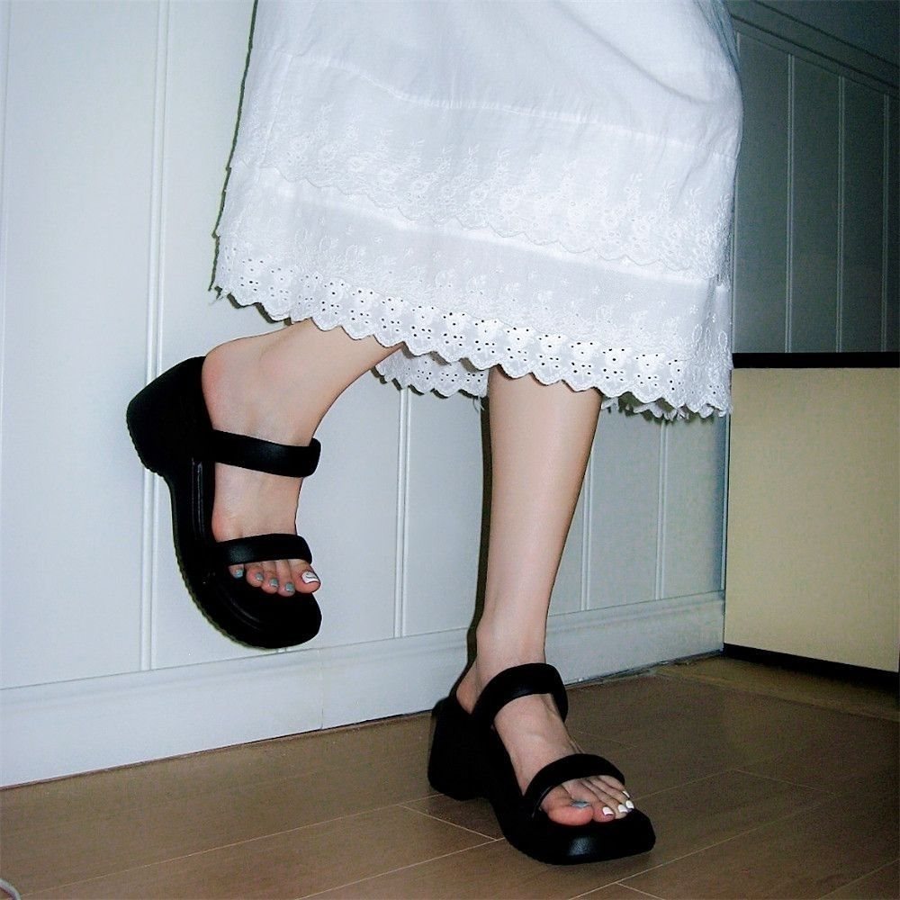EVA Platform Strap Sandals
