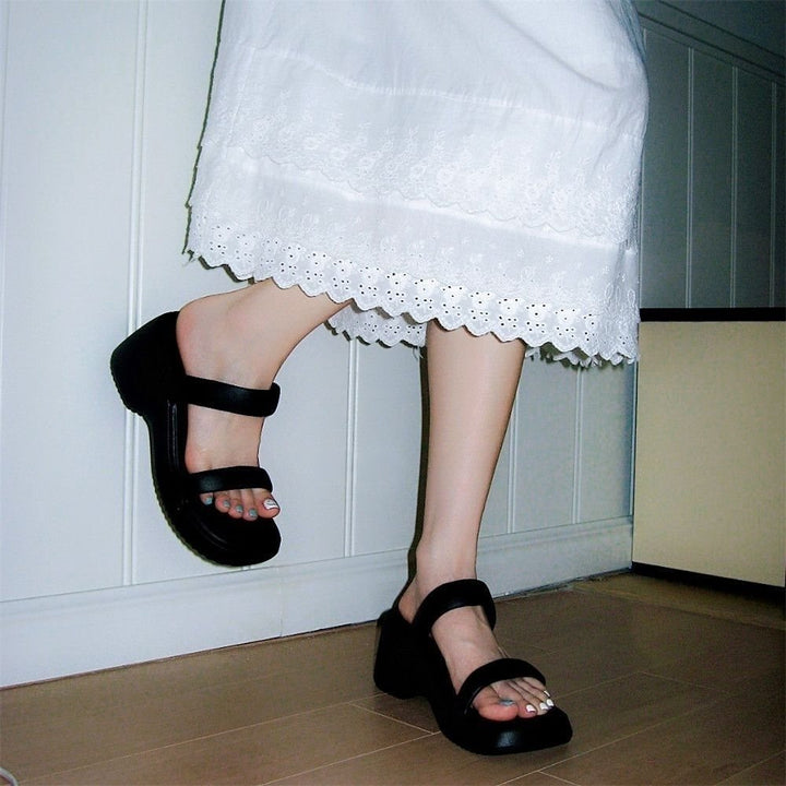 EVA Platform Strap Sandals