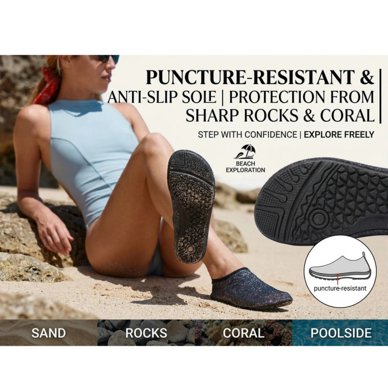 SUNKISSEDSTEP Women’s Quick-Dry Water Shoes (US 5–10.5)