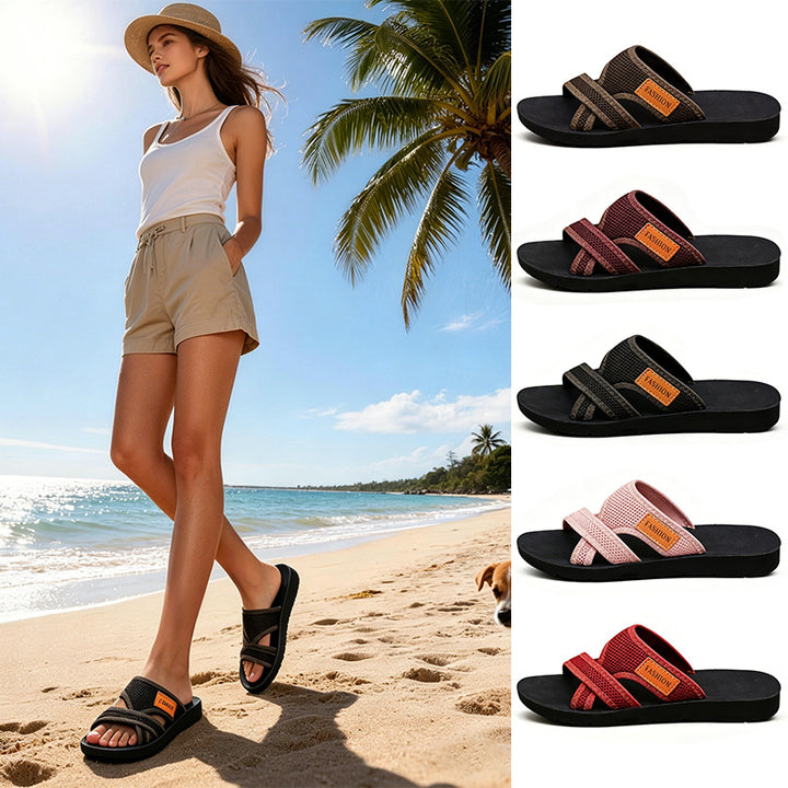 SUNKISSEDSTEP Women’s Breathable Mesh Comfort Slides