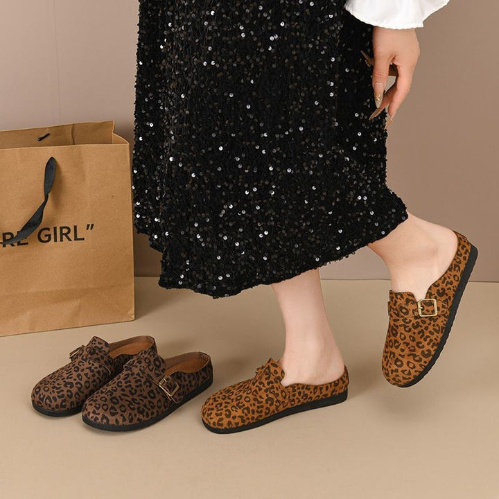 SUNKISSEDSTEP Women’s Leopard Heritage Clog Slides (US 5.5–10.5)