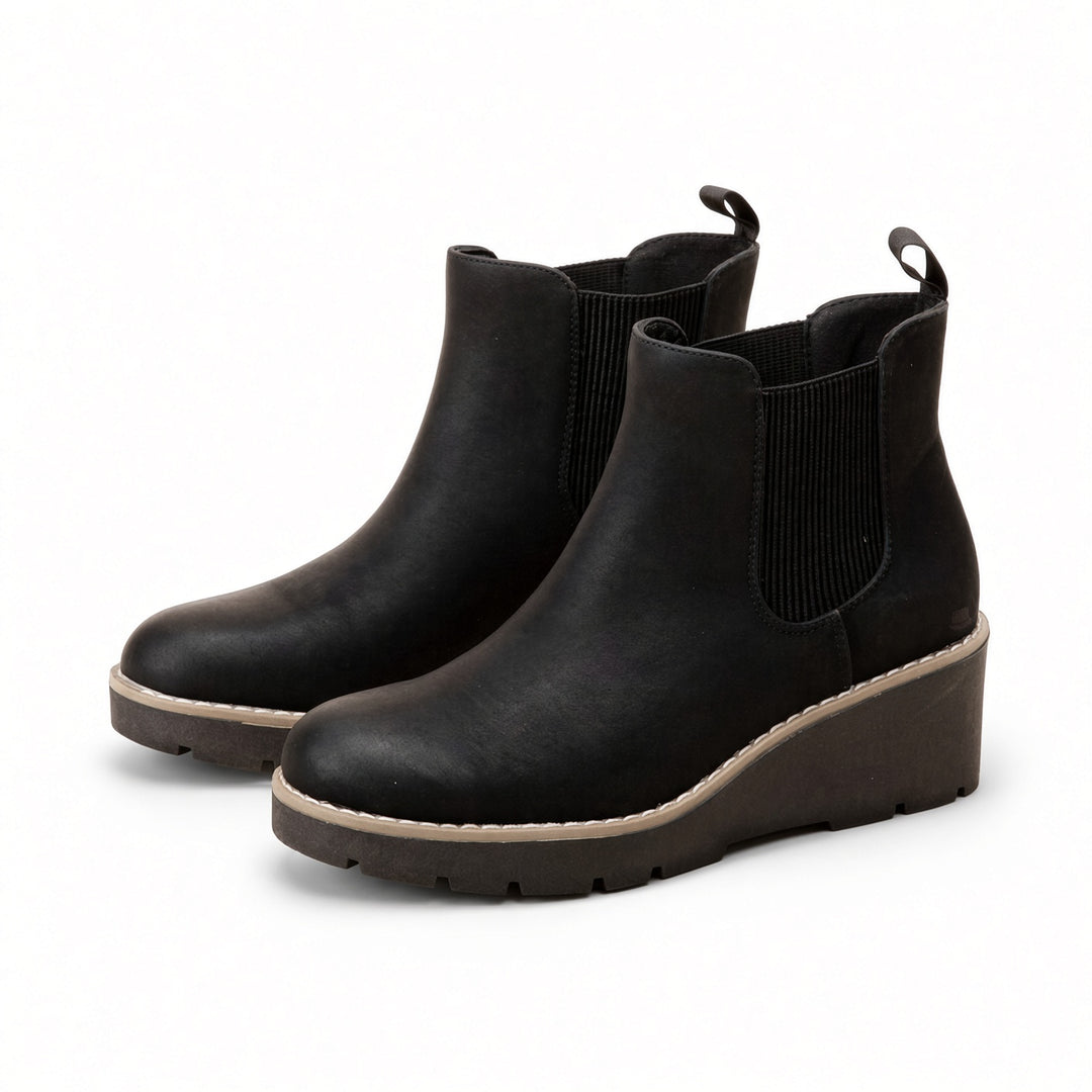 SUNKISSEDSTEP Women’s Wedge Chelsea Rain Boots