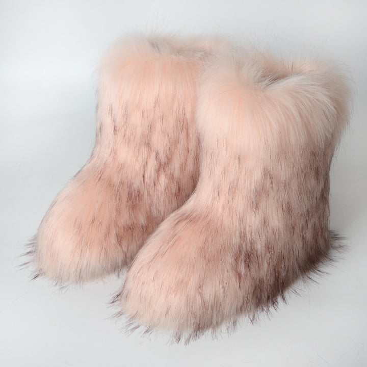 Faux Fur Snow Boots