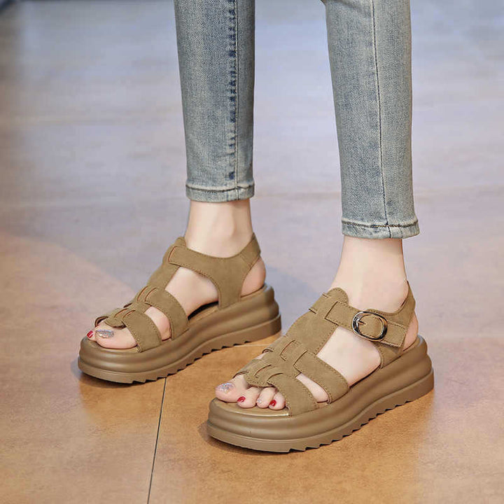 SUNKISSEDSTEP Women’s Platform Sandals (US 5.5–8)
