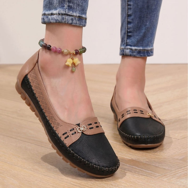 Vintage Laser Stitch Loafers