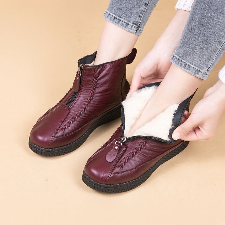 SUNKISSEDSTEP Women’s Fleece-Lined Winter Comfort Boots