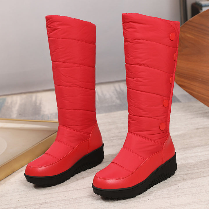 SUNKISSEDSTEP Women’s Quilted Knee-High Winter Snow Boots