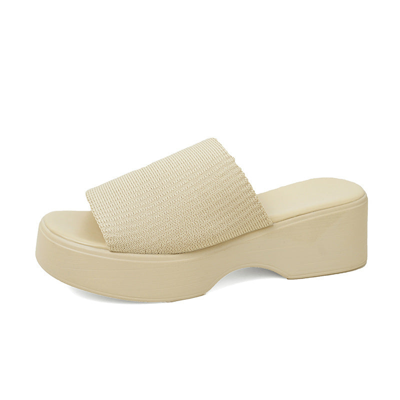 Minimalist Platform Slide Sandals