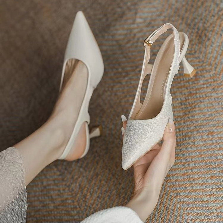 Elegant Slingback Kitten Heel Pumps