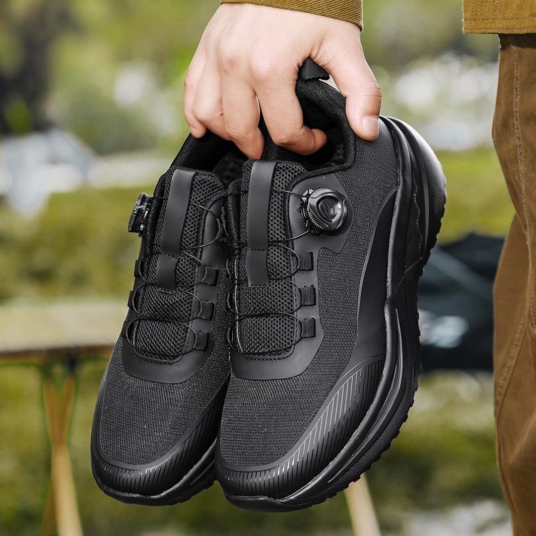 SUNKISSEDSTEP Men’s Breathable Dial Lace-Up Running Shoes
