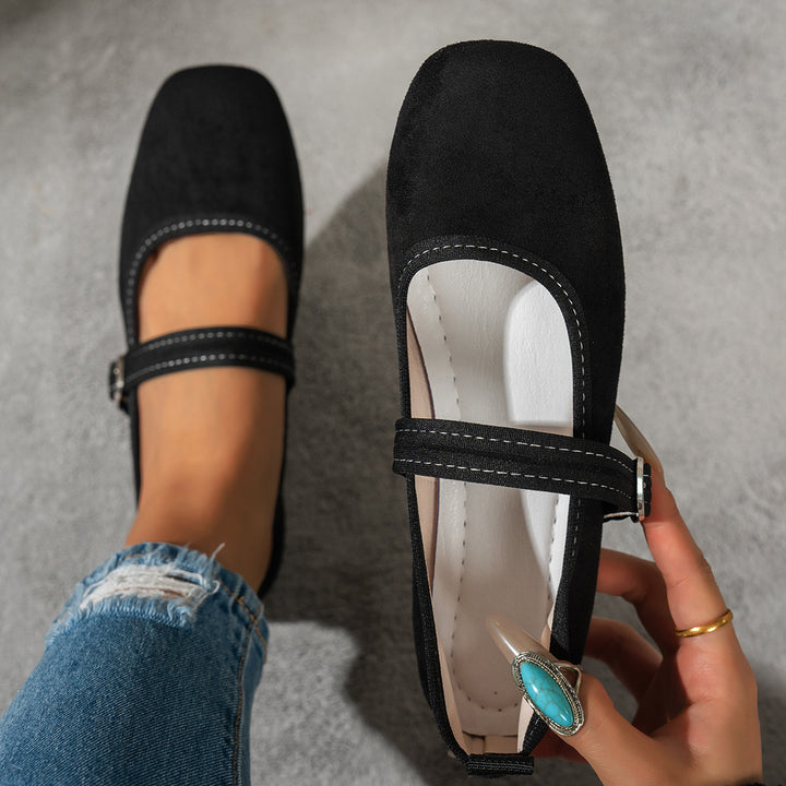 SUNKISSEDSTEP Women’s Soft Strap Mary Jane Flats