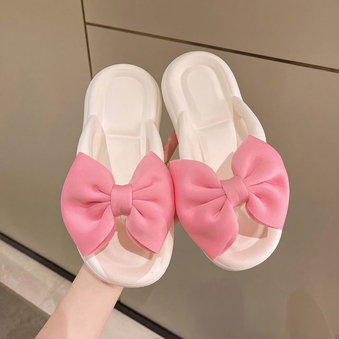 SUNKISSEDSTEP Women’s Oversized Bow EVA Flip Flop Sandals