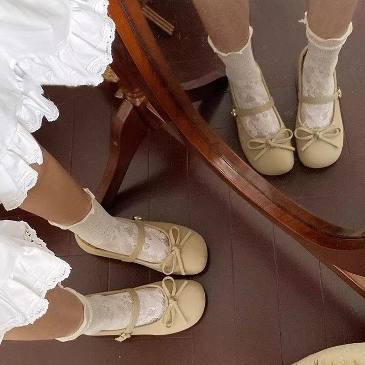 Sweet Bow Mary Jane Flats