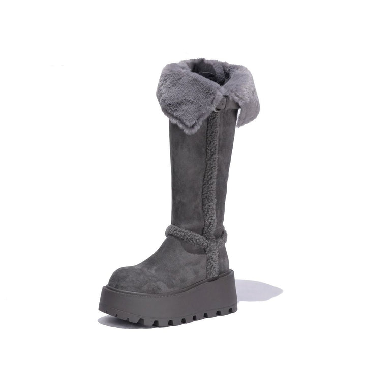 SUNKISSEDSTEP Women’s Plush Tall Winter Snow Boots