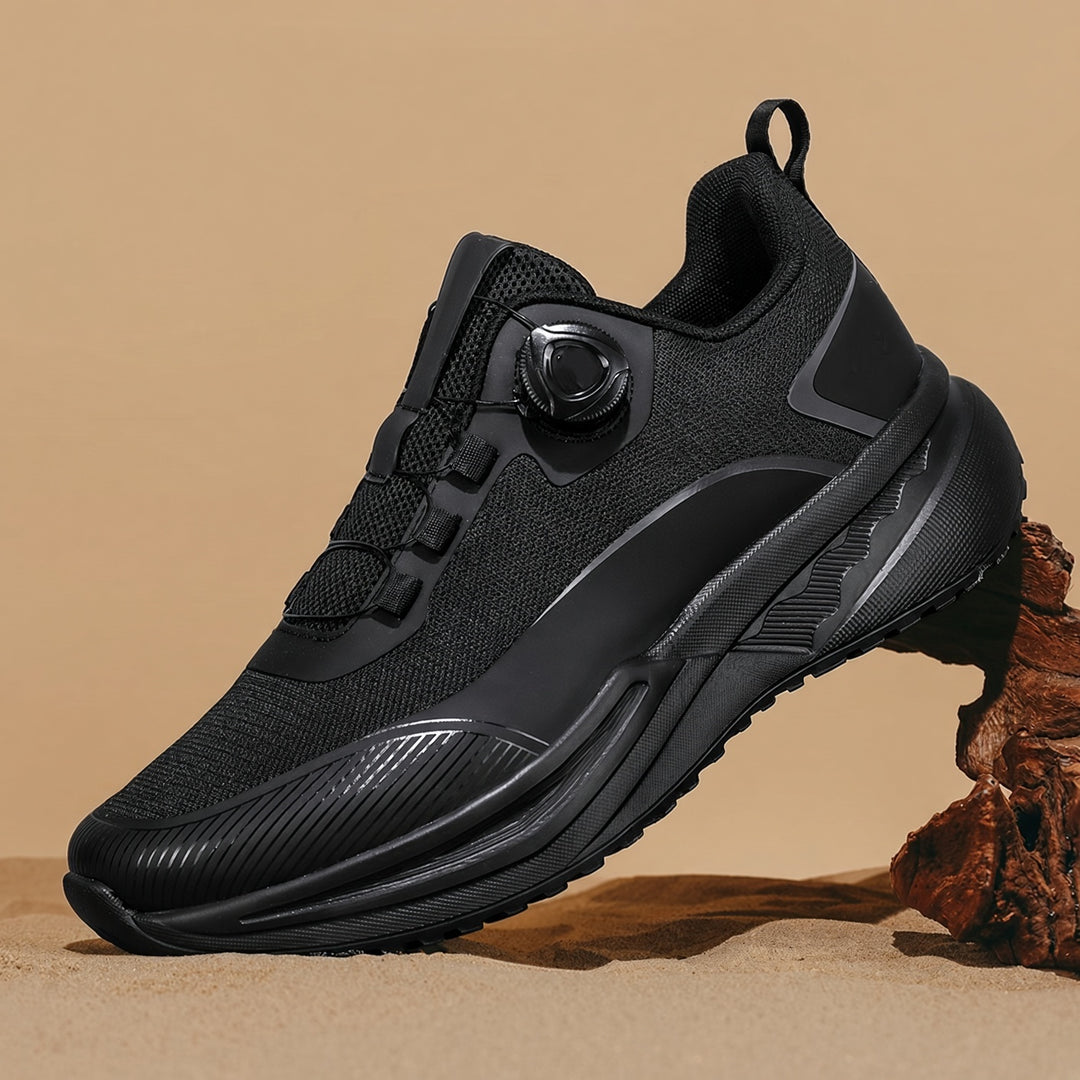 SUNKISSEDSTEP Men’s Breathable Dial Lace-Up Running Shoes