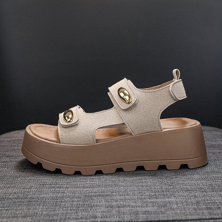 SUNKISSEDSTEP Women’s Retro Trek Platform Sandals (US 5.5–8)