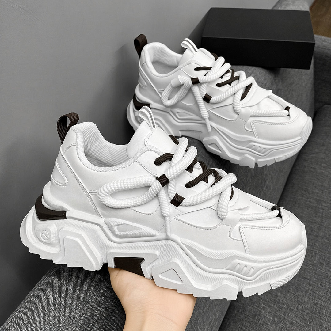 SUNKISSEDSTEP Men’s Chunky Platform Dad Sneakers