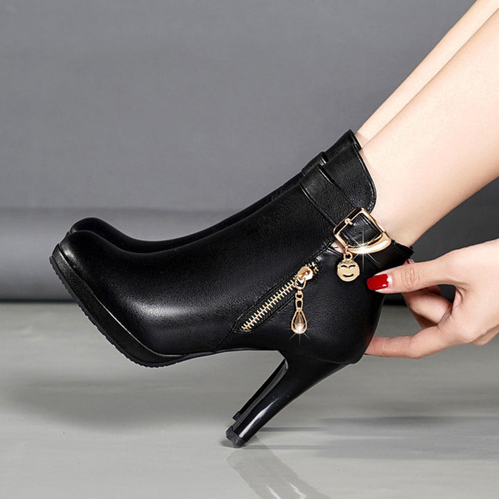 Luxe Zip Ankle Boots