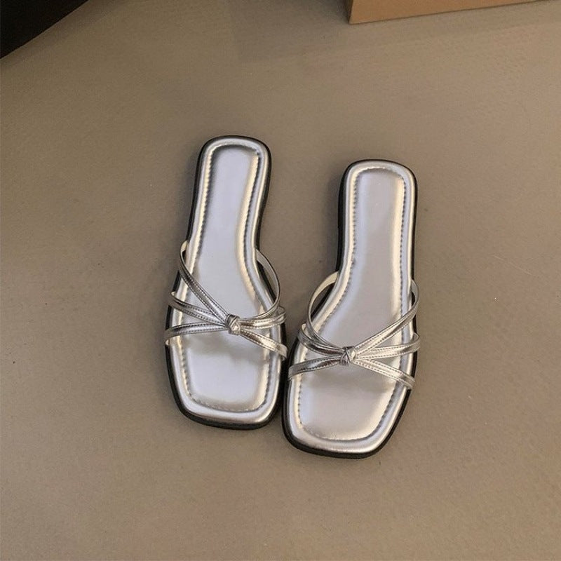 Minimalist Strappy Slide Sandals