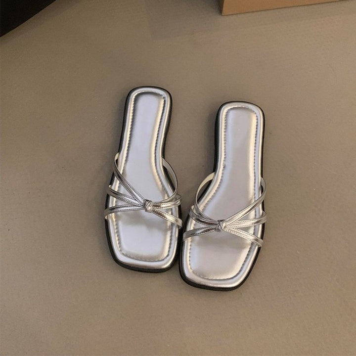 Minimalist Strappy Slide Sandals