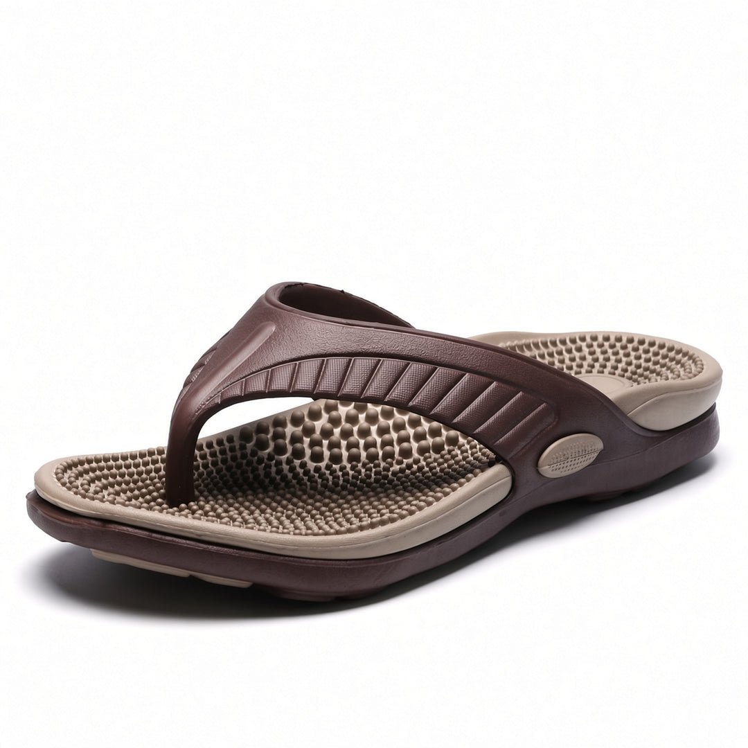 SUNKISSEDSTEP Men’s Massage EVA Sport Flip Flop Sandals