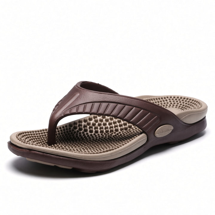 SUNKISSEDSTEP Men’s Massage EVA Sport Flip Flop Sandals