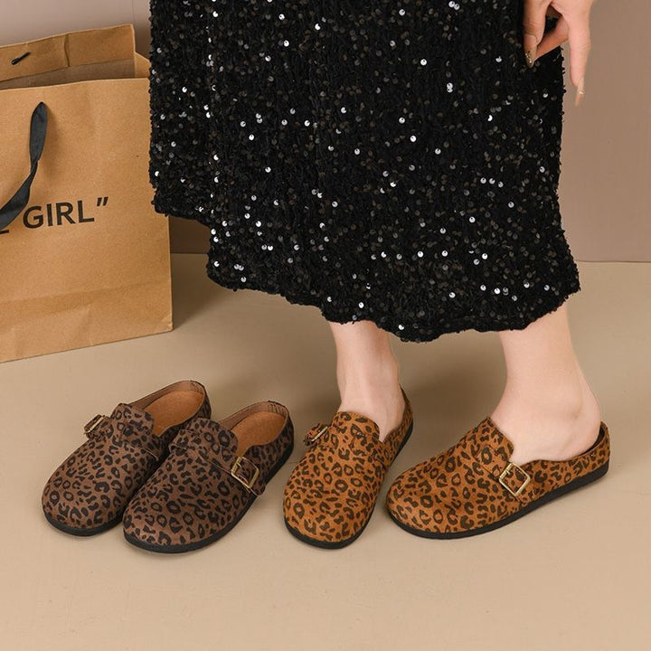 SUNKISSEDSTEP Women’s Leopard Heritage Clog Slides (US 5.5–10.5)