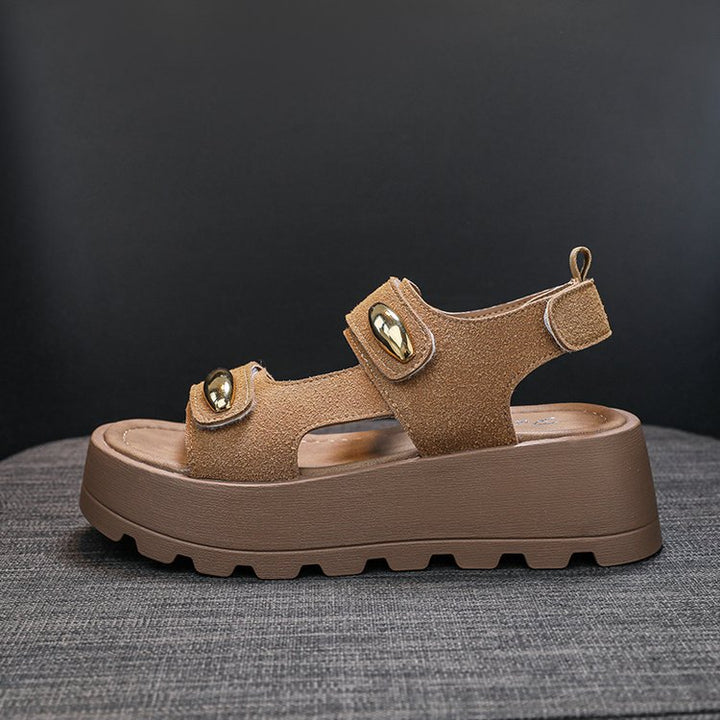 SUNKISSEDSTEP Women’s Retro Trek Platform Sandals (US 5.5–8)