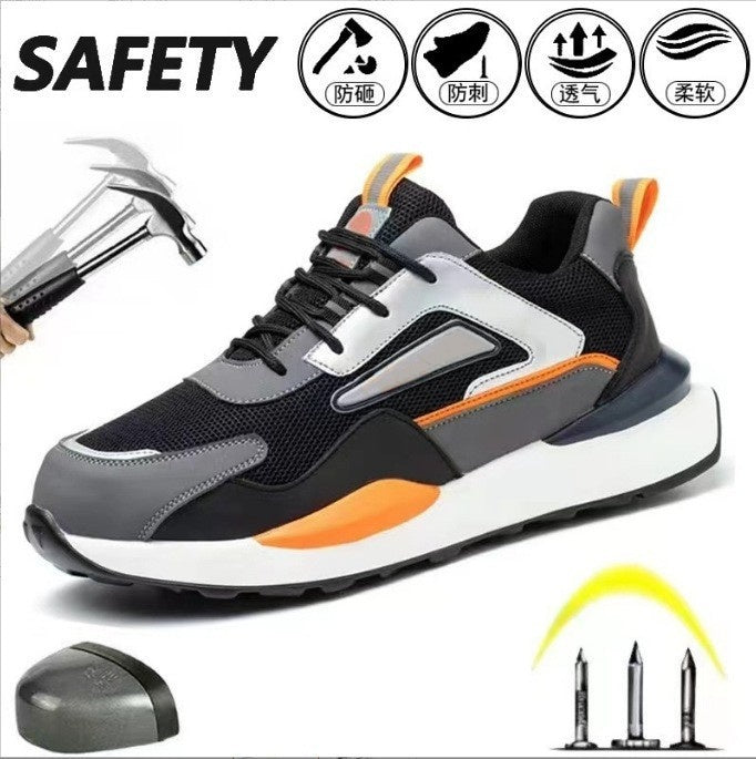 SUNKISSEDSTEP Men’s ForgeGuard Steel-Toe Safety Sneakers
