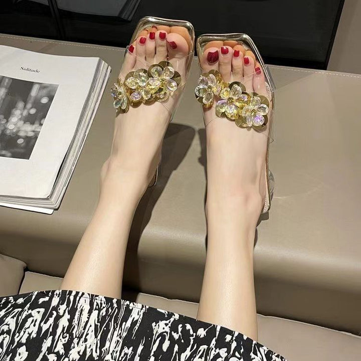 Crystal Rhinestone Heels